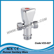 Chrome Plated 3-Way Angle Valve (V22-027)